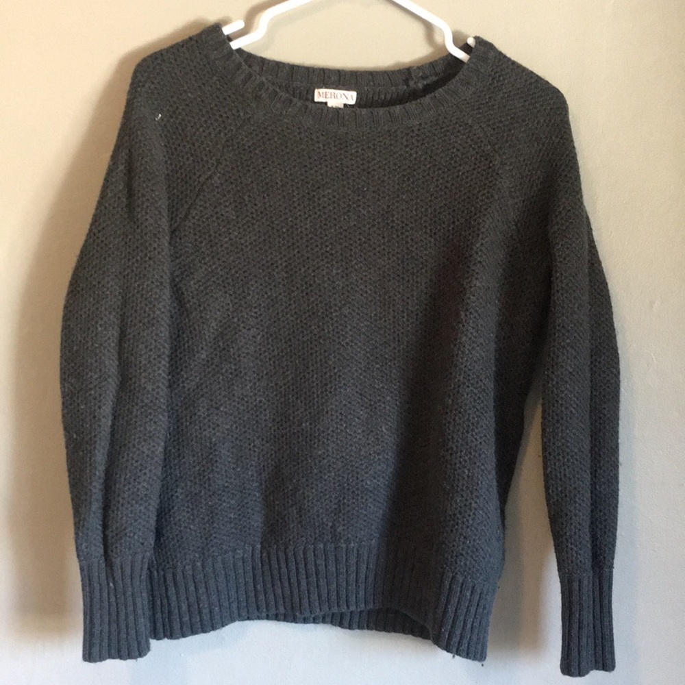 Gray sweater